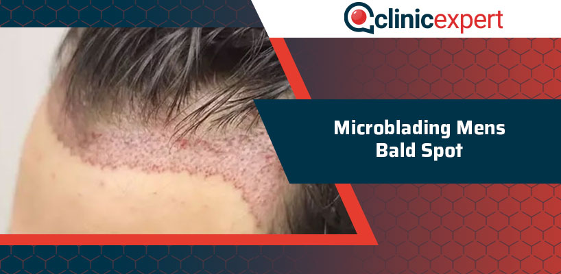 Microblading Mens Bald Spot